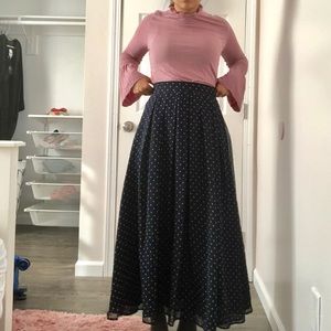 Vintage A-Line long skirt
